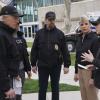 "Perennial" -- Following an active shooter lockdown at a naval hospital, the NCIS team searches for a suspect who fled the scene. Also, someone from Sloane\'s past was inside the hospital and is a key witness in the case, on NCIS, Tuesday, April 9 (8:00-9:00 PM, ET/PT) on the CBS Television Network.  Pictured:  Mark Harmon, Wilmer Valderrama, Sean Murray, Jennifer Carta, Emily Wickersham.   Photo: Monty Brinton/CBS ÃÂ©2019 CBS Broadcasting, Inc. All Rights Reserved