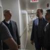 "No Vacancy" -- While investigating a Marine\'s murder, the NCIS team uncovers a labyrinth of live-streaming spy cameras hidden in the rooms of a Virginia motel, on NCIS, Tuesday, Nov. 12 (8:00-9:00 PM, ET/PT) on the CBS Television Network. Pictured: Pictured: Mark Harmon as Special Agent Leroy Jethro Gibbs, Sean Murray as NCIS Special Agent Timothy McGee, Wilmer Valderrama as NCIS Special Agent Nicholas "Nick" Torres.  Photo: Monty Brinton/CBS ©2019 CBS Broadcasting, Inc. All Rights Reserved