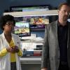 "IRL" -- The NCIS team investigates a petty officer\'s murder that was live-streamed on a popular gaming app. Also, Gibbs watches his 11-year-old neighbor, Phineas (Jack Fisher), when his mom must leave on a last-minute trip, on NCIS, Tuesday, Nov. 26 (8:00-9:00 PM, ET/PT) on the CBS Television Network. Pictured: Diona Reasonover as Forensic Scientist Kasie Hines, Sean Murray as NCIS Special Agent Timothy McGee. Photo: Patrick McElhenney/CBS ©2019 CBS Broadcasting, Inc. All Rights Reserved.