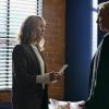"IRL" -- The NCIS team investigates a petty officer\'s murder that was live-streamed on a popular gaming app. Also, Gibbs watches his 11-year-old neighbor, Phineas (Jack Fisher), when his mom must leave on a last-minute trip, on NCIS, Tuesday, Nov. 26 (8:00-9:00 PM, ET/PT) on the CBS Television Network. Pictured: Maria Bello as NCIS Special Agent Jaqueline "Jack" Sloane, Mark Harmon as NCIS Special Agent Leroy Jethro Gibbs. Photo: Patrick McElhenney/CBS ©2019 CBS Broadcasting, Inc. All Rights Reserved.