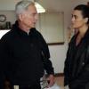 "The North Pole" -  Gibbs and the team assist Ziva (Cote de Pablo) with "the one thing" she said she would need to take care of before returning to her family, on NCIS, Tuesday, Dec. 17 (8:00-9:00 PM, ET/PT) on the CBS Television Network. Pictured:  Mark Harmon as NCIS Special Agent Leroy Jethro Gibbs, Cote de Pablo as Ziva David. Photo: Greg Gayne/CBS ©2019 CBS Broadcasting, Inc. All Rights Reserved