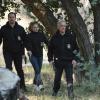 "Lonely Hearts" -- The lead suspect in an NCIS murder investigation is a woman Gibbs\' friend, Phillip Brooks (Don Lake), met on a dating site. Also, Sloane has a secret admirer on Valentine\'s Day, on NCIS, Tuesday, Feb. 11 (8:00-9:00 PM, ET/PT) on the CBS Television Network.  Pictured:  Sean Murray as NCIS Special Agent Timothy McGee,   Emily Wickersham as NCIS Special Agent Eleanor "Ellie" Bishop, Mark Harmon as NCIS Special Agent Leroy Jethro Gibbs, Photo: Edward Chen/CBS ©2020 CBS Broadcasting, Inc. All Rights Reserved.