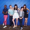 NEW GIRL:  Cast L-R:  Lamorne Morris, Jake Johnson, Zooey Deschanel, Max Greenfield and Hannah Simone.  The second season of NEW GIRL premieres this fall on FOX.  &#xa9;2012 Fox Broadcasting Co.  Cr:  Dewey Nicks/FOX