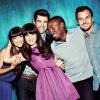 NEW GIRL:  Cast L-R:  Hannah Simone, Zooey Deschanel, Max Greenfield, Lamorne Morris and Jake Johnson.  The second season of NEW GIRL debuts with a two-episode premiere on Tuesday, Sept. 25 (8:00-8:30 and 9:00-9:30 PM ET/PT) on FOX.  &#xa9;2012 Fox Broadcasting Co. Cr: Justin Stephens/FOX