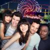 NEW GIRL:  L-R: Hannah Simone, Max Greenfield, Zooey Deschanel, Jake Johnson and Lamorne Morris. The second season of NEW GIRL debuts with a two-episode premiere on Tuesday, Sept. 25 (8:00-8:30 and 9:00-9:30 PM ET/PT) on FOX. ©2012 Fox Broadcasting Co. Cr: Dewey Nicks/FOX