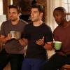 NEW GIRL:   L-R:  Nick (Jake Johnson), Schmidt (Max Greenfield) and Winston (Lamorne Morris) help Jess navigate her free time after she is laid off from her teaching job in the &quot;Katie&quot; season premiere episode of NEW GIRL airing Tuesday, Sept. 25 (9:00-9:30 PM ET/PT) on FOX.  &#xa9;2012 Fox Broadcasting Co.  Cr:  Greg Gayne/FOX