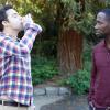 NEW GIRL:  Winston (Lamorne Morris, R) is shocked to learn how Nick (Jake Johnson, L) gets inspired to begin his writing project in the &quot;Eggs&quot; episode of NEW GIRL airing Tuesday, Nov. 27 (9:00-9:30 PM ET/PT) on FOX.   &#xa9;2012 Fox Broadcasting Co.  Cr:  Greg Gayne/FOX