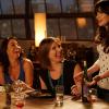 NEW GIRL:  Jess (Zooey Deschanel, R) gets some good news from her friends, Sadie (guest star June Diane Raphael, C) and Melissa (guest star Kay Cannon, L),  in the &quot;Eggs&quot; episode of NEW GIRL airing Tuesday, Nov. 27 (9:00-9:30 PM ET/PT) on FOX.   &#xa9;2012 Fox Broadcasting Co.  Cr:  Greg Gayne/FOX
