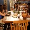 NEW GIRL:  Jess (Zooey Deschanel, C) hosts a dinner party for her friends in the &quot;Eggs&quot; episode of NEW GIRL airing Tuesday, Nov. 27 (9:00-9:30 PM ET/PT) on FOX.   Also pictured:  Hannah Simone, second from R and Jake Johnson, R. &#xa9;2012 Fox Broadcasting Co.  Cr:  Greg Gayne/FOX