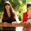 NEW GIRL:  Jess (Zooey Deschanel, R) and Cece (Hannah Simone, L) contemplate their future in the &quot;Eggs&quot; episode of NEW GIRL airing Tuesday, Nov. 27 (9:00-9:30 PM ET/PT) on FOX.  &#xa9;2012 Fox Broadcasting Co.  Cr:  Greg Gayne/FOX