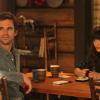 NEW GIRL:  Jess (Zooey Deschanel, R) and Sam (guest star David Walton, L) get away for a weekend in the "Cabin" episode of NEW GIRL airing Tuesday, Jan. 8 (9:00-9:30 PM ET/PT) on FOX.  ©2012 Fox Broadcasting Co.  Cr: Patrick McElhenney/FOX