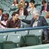 NEW GIRL:  Nick's father (guest star Dennis Farina, second from R) takes Nick (Jake Johnson, second from L), Jess (Zooey Deschanel, R) and Winston (Lamorne Morris, L) to the horse races in the &quot;A Father's Love&quot; episode of NEW GIRL airing Tuesday, Jan. 15 (9:00-9:30 PM ET/PT) on FOX. &#xa9;2012 Fox Broadcasting Co.  Cr: Greg Gayne/FOX