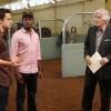 NEW GIRL:  Jess (Zooey Deschanel, R) Nick (Jake Johnson, L) and Winston (Lamorne Morris, second from L) become part of Nick's father's (guest star Dennis Farina, second from R) latest con in the  &quot;A Father's Love&quot; episode of NEW GIRL airing Tuesday, Jan. 15 (9:00-9:30 PM ET/PT) on FOX.  &#xa9;2012 Fox Broadcasting Co.  Cr: Greg Gayne/FOX