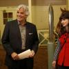 NEW GIRL:  Jess (Zooey Deschanel, R) helps Nick's conman father (guest star Dennis Farina, L) in the &quot;A Father's Love&quot; episode of NEW GIRL airing Tuesday, Jan. 15 (9:00-9:30 PM ET/PT) on FOX.  &#xa9;2012 Fox Broadcasting Co.  Cr: Greg Gayne/FOX