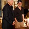 NEW GIRL:  Nick (Jake Johnson, R) is surprised when his conman father (guest star Dennis Farina, R) visits in the &quot;A Father's Love&quot; episode of NEW GIRL airing Tuesday, Jan. 15 (9:00-9:30 PM ET/PT) on FOX.  &#xa9;2012 Fox Broadcasting Co.  Cr: Greg Gayne/FOX