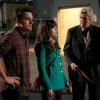 NEW GIRL:  Nick (Jake Johnson, L) and Jess (Zooey Deschanel, C) help Nick's conman father (guest star Dennis Farina, R) sell a racehorse in the &quot;A Father's Love&quot; episode of NEW GIRL airing Tuesday, Jan. 15 (9:00-9:30 PM ET/PT) on FOX.  &#xa9;2012 Fox Broadcasting Co.  Cr: Greg Gayne/FOX