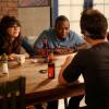 NEW GIRL:  L-R:  Jess (Zooey Deschanel), Winston (Lamorne Morris) and Schmidt (Max Greenfield) watch as Nick plays Feely-Cup in the &quot;A Father's Love&quot; episode of NEW GIRL airing Tuesday, Jan. 15 (9:00-9:30 PM ET/PT) on FOX. &#xa9;2012 Fox Broadcasting Co.  Cr: Greg Gayne/FOX