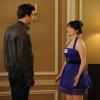 NEW GIRL:  Jess (Zooey Deschanel, R) tries to explain herself to Sam (guest star David Walton, L) in the "Marriage" episode of NEW GIRL airing Tuesday, Feb. 5 (9:00-9:30 PM ET/PT) on FOX.  ©2013 Fox Broadcasting Co.  Cr: Ray Mickshaw/FOX