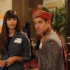 NEW GIRL:  Schmidt (Max Greenfield, R) hopes to win back Cece (Hannah Simone, L) when he shows up at the dating convention she is attending in the &quot;Marriage&quot; episode of NEW GIRL airing Tuesday, Feb. 5 (9:00-9:30 PM ET/PT) on FOX.  &#xa9;2013 Fox Broadcasting Co.  Cr: Ray Mickshaw/FOX