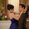 NEW GIRL:  Jess (Zooey Deschanel, L) and Nick (Jake Johnson, R) play an awkward game when they attend a dating convention in the &quot;Marriage&quot; episode of NEW GIRL airing Tuesday, Feb. 5 (9:00-9:30 PM ET/PT) on FOX.  &#xa9;2013 Fox Broadcasting Co.  Cr: Ray Mickshaw/FOX