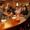NEW GIRL:  Jess (Zooey Deschanel, second from R) lets the gang know she is out to meet a new guy in the &quot;TinFinity&quot; episode of NEW GIRL airing Tuesday, Feb. 26 (9:00-9:30 PM ET/PT) on FOX. &#xa9;2013 Fox Broadcasting Co.  Also pictured L-R:  Jake Johnson, Max Greenfield and Lamorne Morris.  Cr: Greg Gayne/FOX