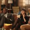 NEW GIRL:  L-R: Winston (Lamorne Morris), Jess (Zooey Deschanel) and Nick (Jake Johnson) listen as Schmidt tells them of his plans for their big party celebrating Nick and Schmidt's tenth anniversary of living together in the &quot;TinFinity&quot; episode of NEW GIRL airing Tuesday, Feb. 26 (9:00-9:30 PM ET/PT) on FOX. &#xa9;2013 Fox Broadcasting Co.  Cr: Patrick McElhenney/FOX