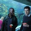 NEW GIRL:  Schmidt (Max Greenfield, R) and Winston (Lamorne Morris, L) visit the aquarium in the "Guys Night" episode of NEW GIRL airing Tuesday, March 12 (9:00-9:30 PM ET/PT) on FOX.  ©2013 Fox Broadcasting Co.  Cr:  Ray Mickshaw/FOX