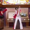 NEW GIRL:  When the gang attends a funeral in Chicago, Jess (Zooey Deschanel, L) steps in and performs as Elvis in the &quot;Chicago&quot; episode of NEW GIRL airing Tuesday, March 26 (9:00-9:30 PM ET/PT) on FOX.  &#xa9;2013 Fox Broadcasting Co.  Cr:  Jennifer Clasen/FOX