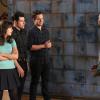 NEW GIRL:  The gang (L-R:  Zooey Deschanel, Max Greenfield, Jake Johnson and Lamorne Morris) argue over the loft phone charger in the "First Date" episode of NEW GIRL airing on a special night, Thursday, April 4 (9:00-9:30 PM ET/PT) on FOX.  ©2013 Fox Broadcasting Co.  Cr:  Adam Taylor/FOX