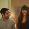 NEW GIRL:  Cece (Hannah Simone, R) and Shivrang (guest star Satya Bhabha, L) are excited about their wedding in the "Bachelorette Party" episode of NEW GIRL airing Tuesday, April 9 (9:00-9:30 PM ET/PT) on FOX.  ©2013 Fox Broadcasting Co.  Cr: Patrick McElhenney/FOX