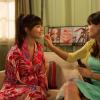 NEW GIRL:  Jess (Zooey Deschanel, R) helps Cece (Hannah Simone) after she has mistakenly hennaed her face the day before her wedding in the &quot;Winston's Birthday&quot; episode of NEW GIRL airing Tuesday, May 7 (9:00-9:30 PM ET/PT) on FOX.  &#xa9;2013 Fox Broadcasting Co. Cr:  Jennifer Clasen/FOX