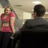 NEW GIRL:  Elizabeth (guest star Merritt Wever, L) visits Schmidt (Max Greenfield, L) at work in the &quot;Winston's Birthday&quot; episode of NEW GIRL airing Tuesday, May 7 (9:00-9:30 PM ET/PT) on FOX.  &#xa9;2013 Fox Broadcasting Co. Cr:  Jennifer Clasen/FOX