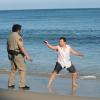 NEW GIRL:  After running away with Jess to a Mexican beach town, Nick (Jake Johnson, R) gets into trouble with the authorities in the &quot;All In&quot; season premiere episode of NEW GIRL airing Tuesday, Sept. 17 (9:00-9:30 PM ET/PT) on FOX. &#xa9;2013 Fox Broadcasting Co. Cr: Ray Mickshaw/FOX