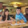 NEW GIRL:  Jess (Zooey Deschanel, L) recruits Schmidt (Max Greenfield, C) and Winston (Lamorne Morris, R) to help Nick when he gets into trouble with the authorities in a Mexican beach town in the &quot;All In&quot; Season Three premiere episode of NEW GIRL airing Tuesday, Sept. 17 (9:00-9:30 PM ET/PT) on FOX. &#xa9;2013 Fox Broadcasting Co.  Cr: Ray Mickshaw/FOX