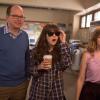 NEW GIRL:  Jess (Zooey Deschanel, second from L) tries to impress a clique of teachers at her new school (L-R: guest stars Mark Proksch, Angela Kinsey and Dreama Walker) in the &quot;Jacooz&quot; episode of NEW GIRL airing Tuesday, Sept. 24 (9:00-9:30 PM ET/PT) on FOX. &#xa9;2013 Fox Broadcasting Co.  Cr: Jennifer Clasen/FOX