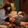 NEW GIRL:  Jess (Zooey Deschanel, L) tries to impress Nick (Jake Johnson, R) in the &quot;The Captain&quot; episode of NEW GIRL airing Tuesday, Oct. 8 (9:00-9:30 PM ET/PT) on FOX. &#xa9;2013 Fox Broadcasting Co.  Cr: Greg Gayne/FOX