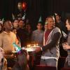 NEW GIRL:  L-R:  Winston (Lamorne Morris), Coach (Damon Wayans, Jr.) and Nick (Jake Johnson) surprise Jess on her birthday in the &quot;Birthday&quot; episode of NEW GIRL airing Tuesday, Jan. 21 (9:00-9:30 PM ET/PT) on FOX.  &#xa9;2013 Fox Broadcasting Co.  Cr:  Patrick McElhenney/FOX