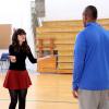 NEW GIRL:  Jess (Zooey Deschanel, L) must have a difficult conversation with Coach (Damon Wayans, Jr., R) in the &quot;Fired Up&quot; episode of NEW GIRL airing Tuesday, March 11 (9:00-9:30 PM ET/PT) on FOX. &#xa9;2014 Fox Broadcasting Co.  Cr:  Adam Taylor/FOX