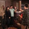 NEW GIRL:  The gang (L-R:  Lamorne Morris, Zooey Deschanel, Max Greenfield, Jake Johnson and Damon Wayans, Jr.) plays the &quot;True American&quot; drinking game in the &quot;Mars Landing&quot; episode of NEW GIRL airing Tuesday, March 25 (9:00-9:30 PM ET/PT) on FOX.  &#xa9;2014 Fox Broadcasting Co.  Cr:  Adam Taylor/FOX