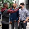 NEW GIRL:  Winston (Lamorne Morris, L) tries to get Coach (Damon Wayans, Jr., C) and Schmidt (Max Greenfield, R) in line when they have a chance to make a second impression on their new neighbors in the &quot;Mars Landing&quot; episode of NEW GIRL airing Tuesday, March 25 (9:00-9:30 PM ET/PT) on FOX.  &#xa9;2014 Fox Broadcasting Co.  Cr: Ray Mickshaw/FOX