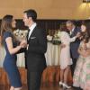 NEW GIRL:  At the last wedding of the summer, Jess (Zooey Deschanel, R) meets Kat (guest star Jessica Biel, L) when they battle for the attention of the Best Man (guest star Reid Scott, C), in the "The Last Wedding" season premiere episode of NEW GIRL airing Tuesday, Spet. 16 (9:00-9:30 PM ET/PT) on FOX.  ©2014 Fox Broadcasting Co. Cr:  Ray Mickshaw/FOX.