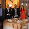 NEW GIRL:  The gang (L-R:  Lamorne Morris, Jake Johnson, Damon Wayans, Jr., Hannah Simone and Max Greenfield) attend the last wedding of the summer in the "The Last Wedding" season premiere episode of NEW GIRL airing Tuesday, Spet. 16 (9:00-9:30 PM ET/PT) on FOX.  ©2014 Fox Broadcasting Co. Cr:  Ray Mickshaw/FOX.