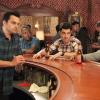 NEW GIRL:  The guys (L-R:  Jake Johnson, Lamorne Morris, Max Greenfield and Damon Wayans, Jr.) watch as Jess meets a new guy in the "Micro" episode of NEW GIRL airing Tuesday, Oct. 7 (9:00-9:30 PM ET/PT) on FOX.  ©2014 Fox Broadcasting Co.  Cr:  Adam Taylor/FOX