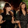 NEW GIRL: L-R: Jess (Zooey Deschanel), Cece (Hannah Simone) and the gang go on an epic Valentine's Day pub crawl in the "The Crawl" episode of NEW GIRL airing Tuesday, Feb. 10 (9:00-9:30 PM ET/PT) on FOX. ©2015 Fox Broadcasting Co. Cr: Adam Taylor/FOX
