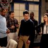 NEW GIRL:  Schmidt's (Max Greenfield, C) arachnophobia forces the gang to go on a spider hunt in the all-new "Spiderhunt" episode of NEW GIRL airing Tuesday, Feb. 24 (9:00-9:30 PM ET/PT) on FOX. Also pictured L-R: Damon Wayans, Jr., Jake Johnson,  Lamorne Morris and guest star Zoe Lister Jones.  ©2015 Fox Broadcasting Co. Cr: Ray Mickshaw/FOX