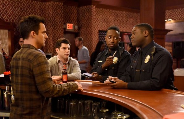 NEW GIRL: L-R: Jake Johnson, Max Greenfield, Lamorne Morris and guest star Sam Richardson in the "The Apartment" episode of NEW GIRL airing Tuesday, March 15 (8:00-8:30 PM ET/PT) on FOX. ©2016 Fox Broadcasting Co. Cr: Ray Mickshaw/FOX NEW GIRL: L-R: Jake Johnson, Max Greenfield, Lamorne Morris and guest star Sam Richardson in the "The Apartment" episode of NEW GIRL airing Tuesday, March 15 (8:00-8:30 PM ET/PT) on FOX. ©2016 Fox Broadcasting Co. Cr: Ray Mickshaw/FOX