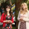 NEW GIRL: L-R: Zooey Deschanel and guest star Lucy Punch in the "Sam Again" episode of NEW GIRL airing Tuesday, March 29 (8:00-8:30 PM ET/PT) on FOX. ©2016 Fox Broadcasting Co. Cr: Patrick McElhenney/FOX