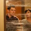 NEW GIRL: L-R: Max Greenfield and Hannah Simone in the "Sam Again" episode of NEW GIRL airing Tuesday, March 29 (8:00-8:30 PM ET/PT) on FOX. ©2016 Fox Broadcasting Co. Cr: Patrick McElhenney/FOX