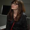 NEW GIRL:   Zooey Deschanel in the "300 Feet" episode of NEW GIRL airing Tuesday, April 12 (8:00-8:30 PM ET/PT) on FOX.  ©2016 Fox Broadcasting Co.  Cr:  Adam Taylor/FOX