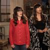 NEW GIRL: L-R: Zooey Deschanel and Hannah Simone in the "A Chill Day In" episode of NEW GIRL airing Tuesday, April 26 (9:00-9:30 PM ET/PT) on FOX. ©2016 Fox Broadcasting Co. Cr: Adam Taylor/FOX